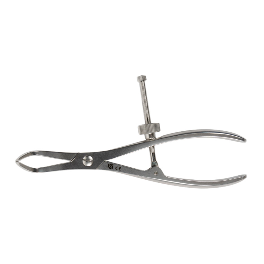 Pinça Óssea Serrada com Spinlock 170mm (aço)